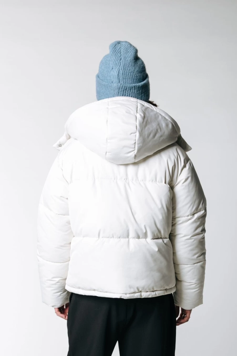 Colourful Rebel Women's Rya Teddy Puffer Jacket in Off White | Cozy Winter Coat